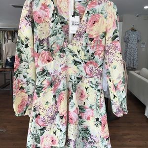 Faithfull the Brand Venissa Floral Print Romper